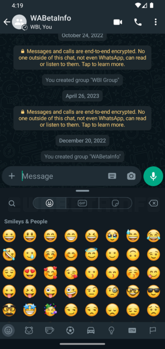 ما الجديد فى WhatsApp beta 2.23.12.19 لنظام الاندرويد بتاريخ 2023-06-05
