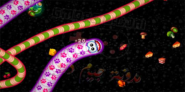 لعبة الثعبان مهكرة 1,000,000 احدث اصدار - download Worms Zone io mod apk