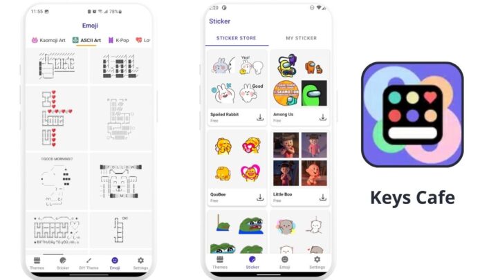 تحميل تطبيق تغيير شكل الكيبورد الى شكل احترافى Keys Cafe ستبهر اصدقائك للاندرويد والايفون اخر اصدار