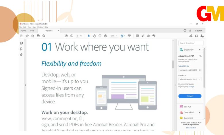 تحميل برنامج Adobe Reader للاندرويد مهكر apk مدفوع اخر اصدار مجانا