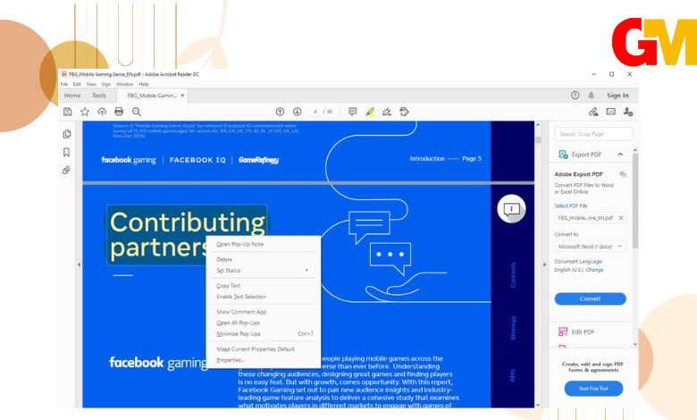 تحميل برنامج Adobe Reader للاندرويد مهكر apk مدفوع اخر اصدار مجانا
