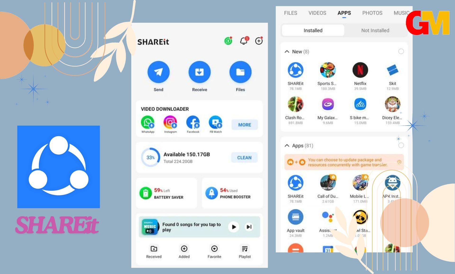 تحميل تطبيق SHAREit v6.50.48_OP مهكر APK اخر اصدار مجانا