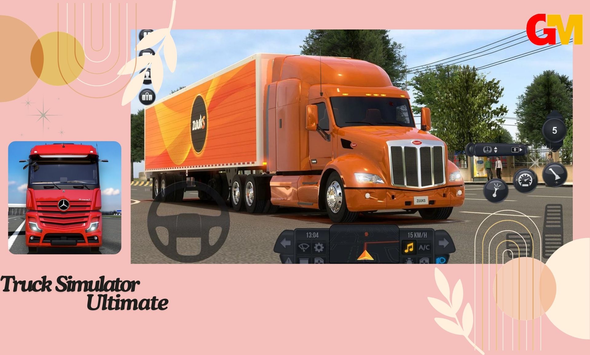 تحميل لعبه محاكي الشاحنات الدوليه العربيه مهكره truck simulator ultimate mod apk من ميديا فاير اخر اصدار مجانا