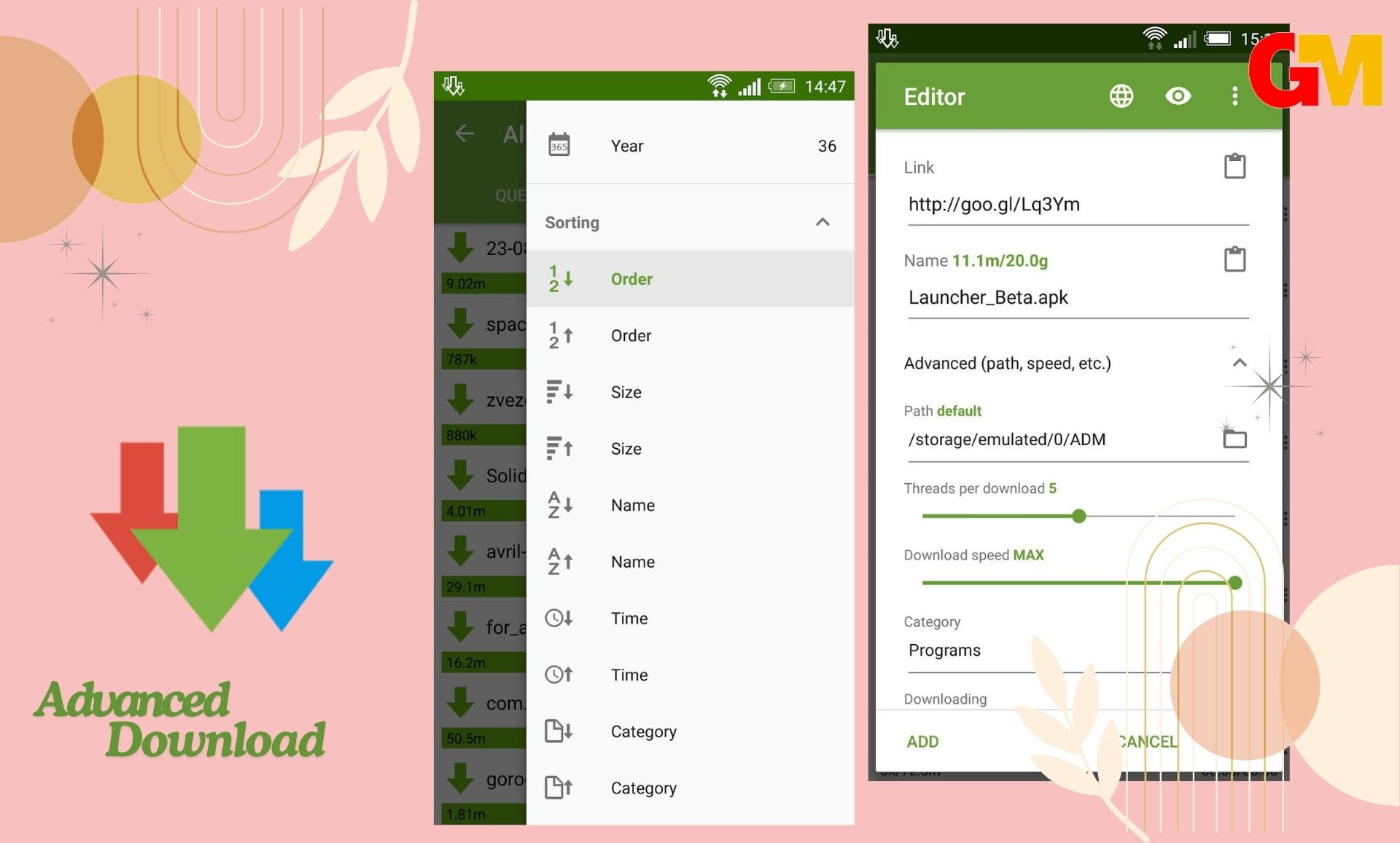 تحميل تطبيق ADM Pro مهكر APK اخر اصدار مجانا
