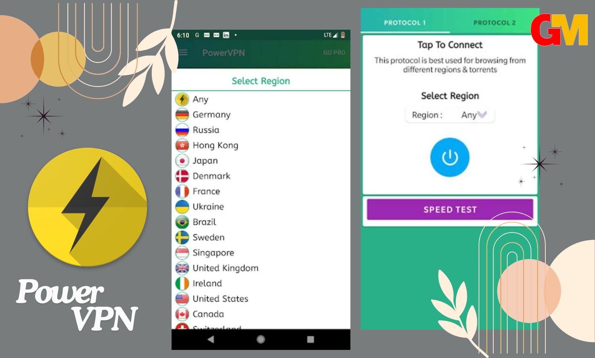 تحميل تطبيق Power VPN v2.1.1 مهكر APK اخر اصدار مجانا