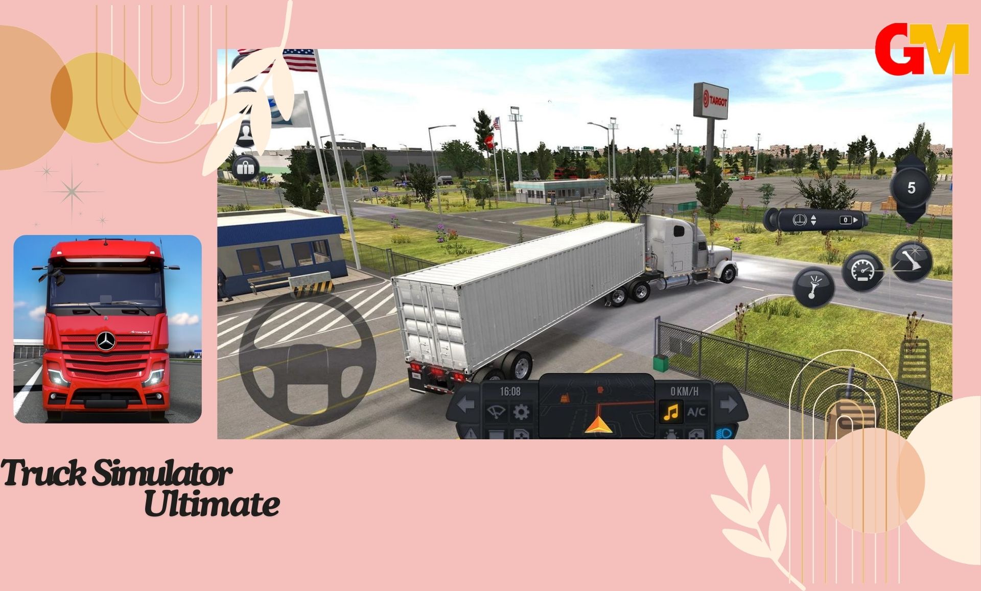 تحميل لعبه محاكي الشاحنات الدوليه العربيه مهكره truck simulator ultimate mod apk من ميديا فاير اخر اصدار مجانا