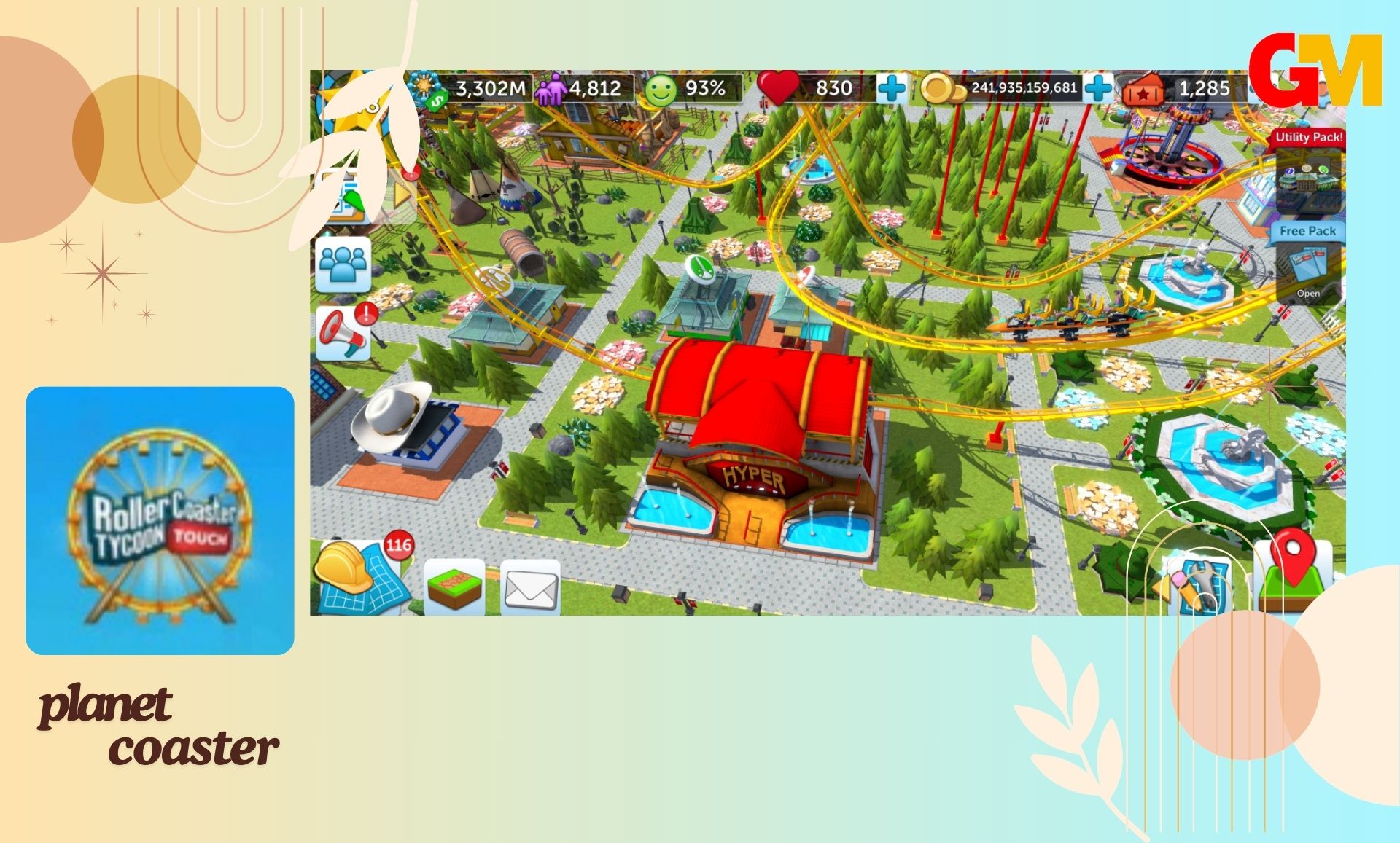 تحميل لعبة الملاهي planet coaster للاندرويد apk اخر اصدار مجانا