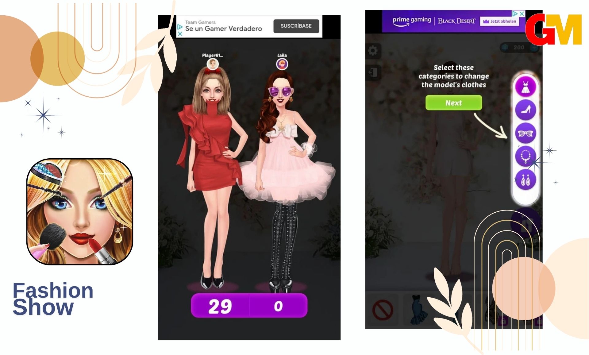 تحميل لعبة fashion show مهكرة v3.1.0 اخر اصدار من ميديا فاير