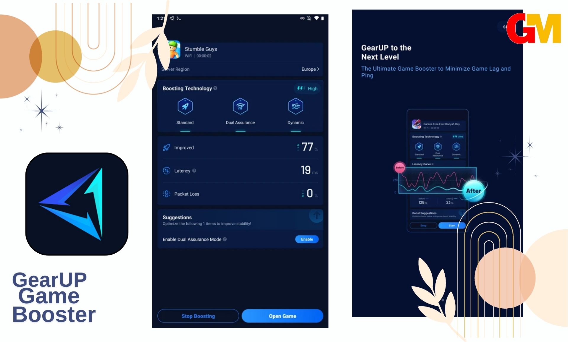 تحميل gear up booster مهكر احدث اصدار من ميديا فاير