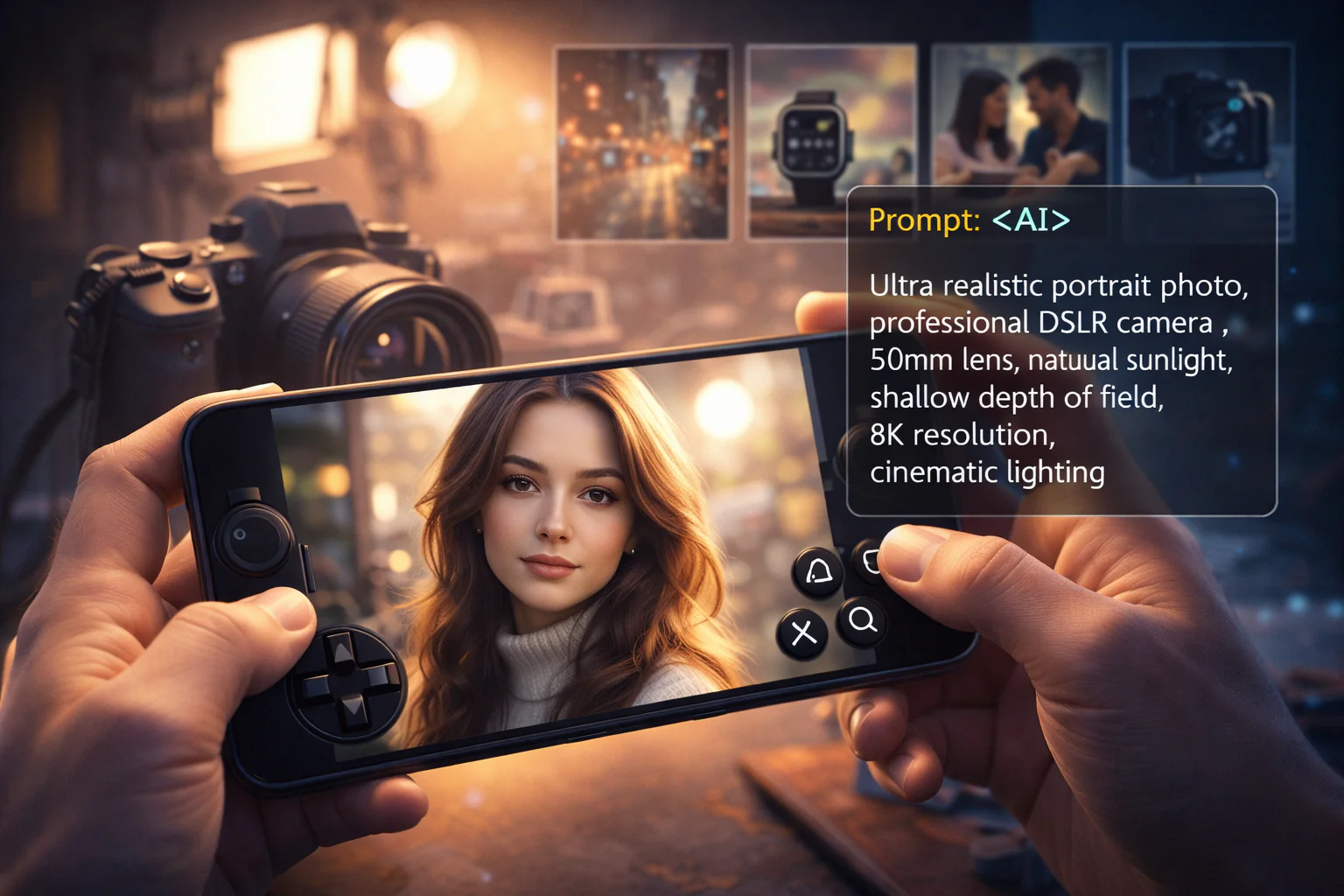 إنشاء صور واقعية مثل الكاميرات باستخدام الذكاء الاصطناعي