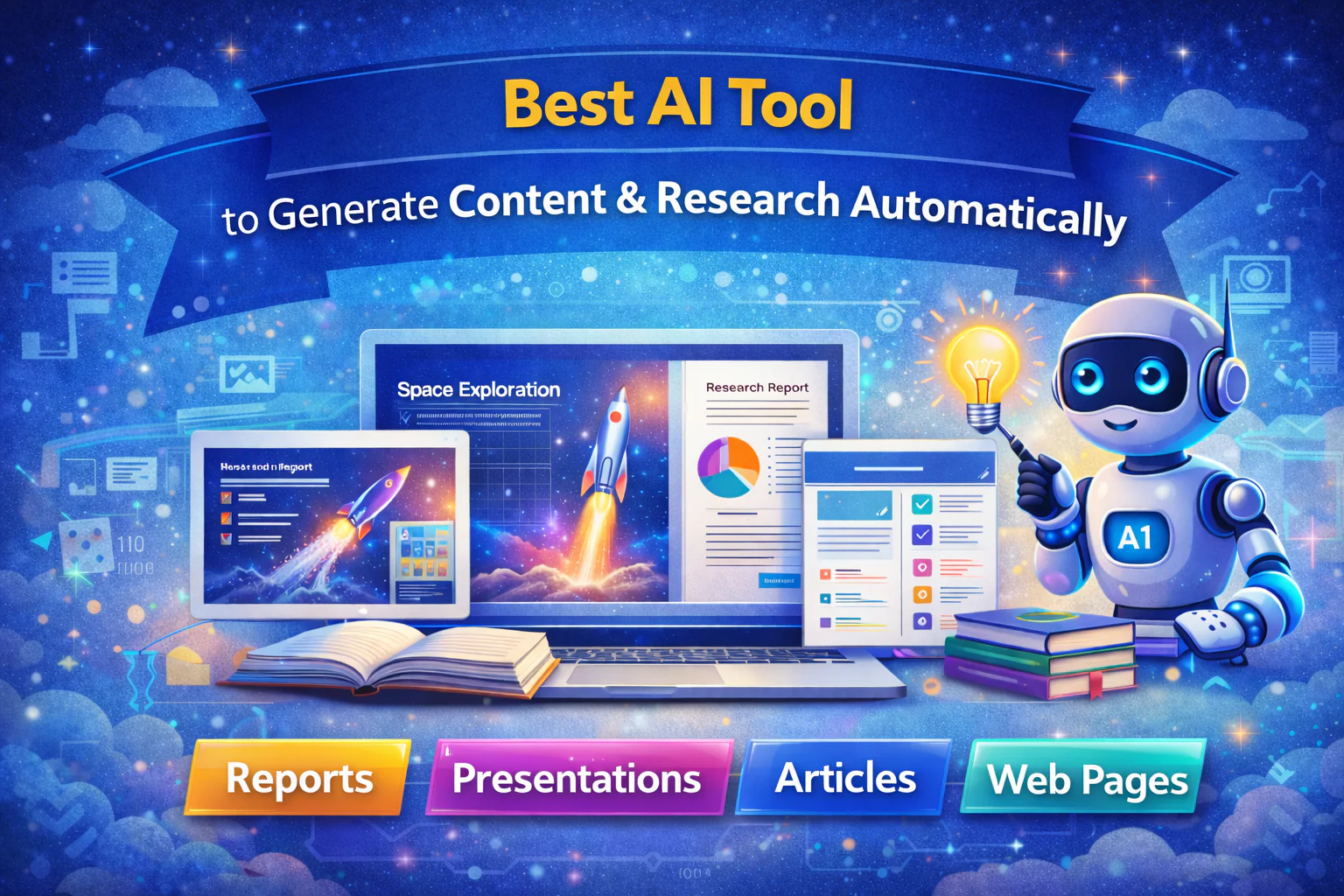 أفضل أداة ذكاء اصطناعي لإنشاء المحتوى والبحوث تلقائيًا