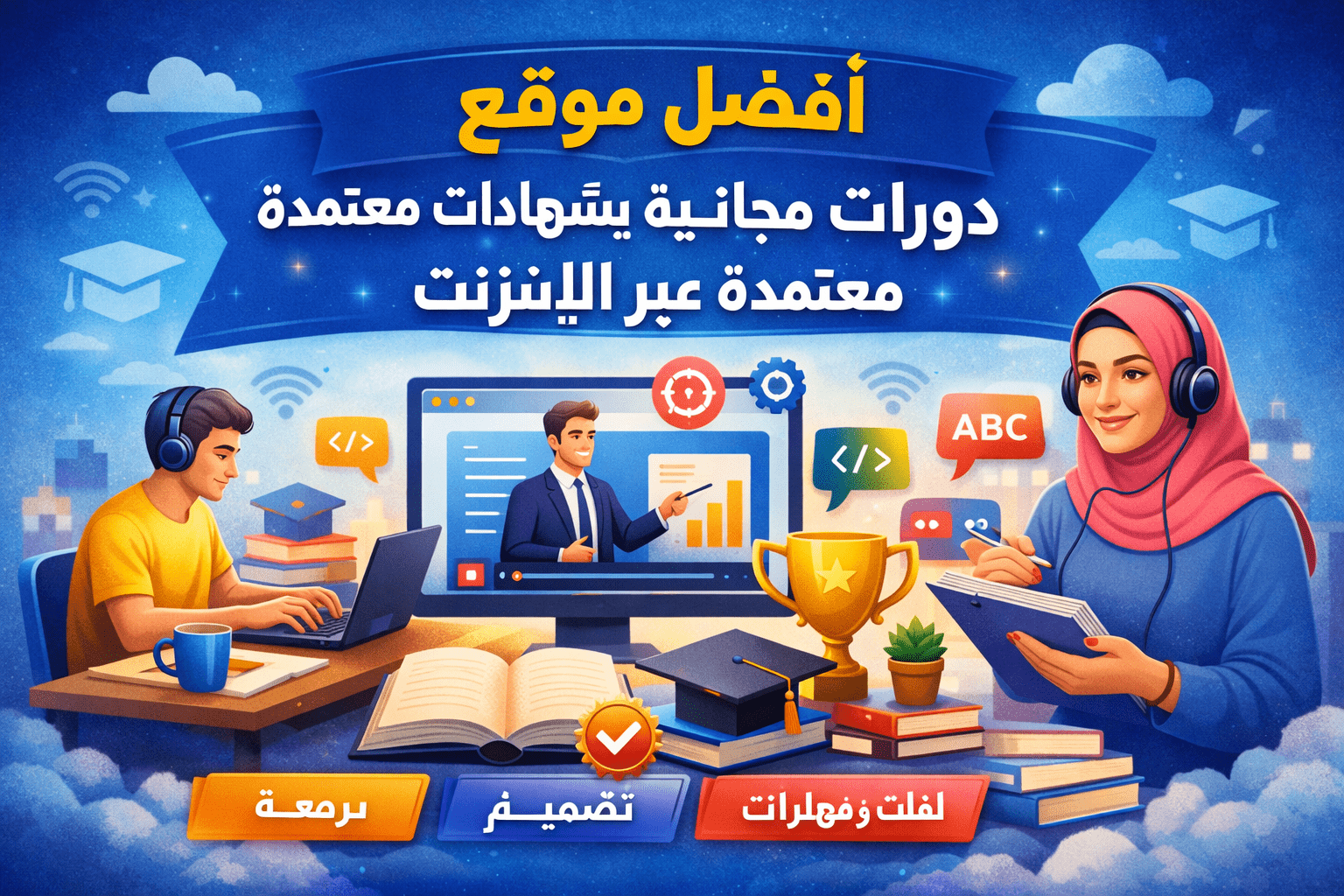 أفضل موقع دورات مجانية بشهادات معتمدة عبر الإنترنت