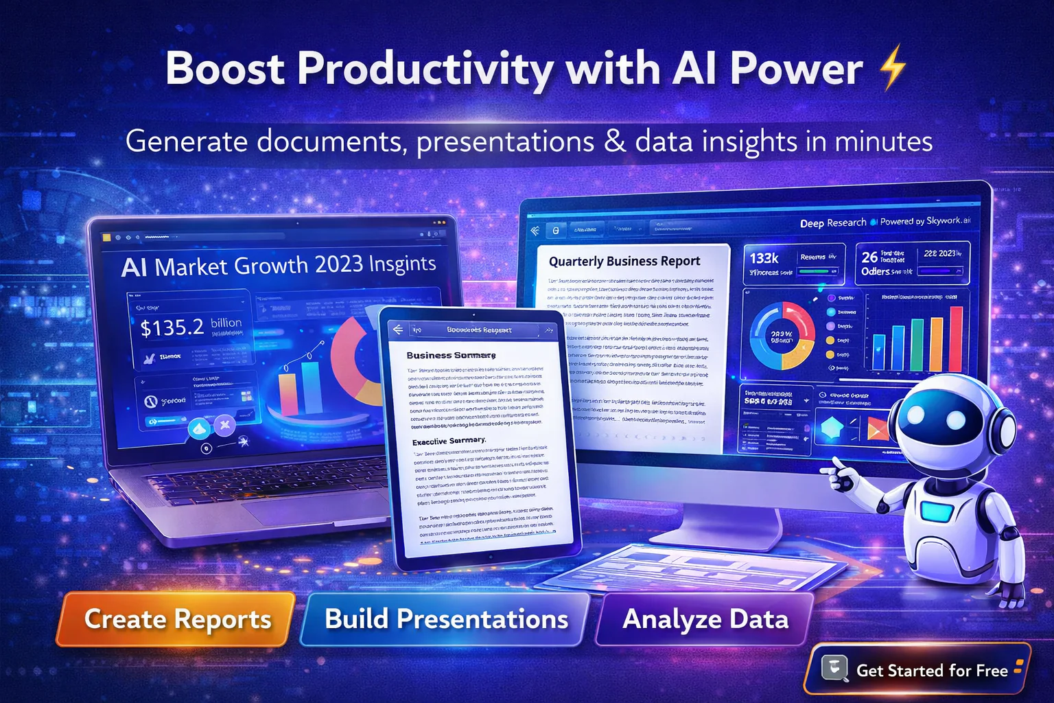 أفضل أداة ذكاء اصطناعي لإنجاز العمل بسرعة واحترافية