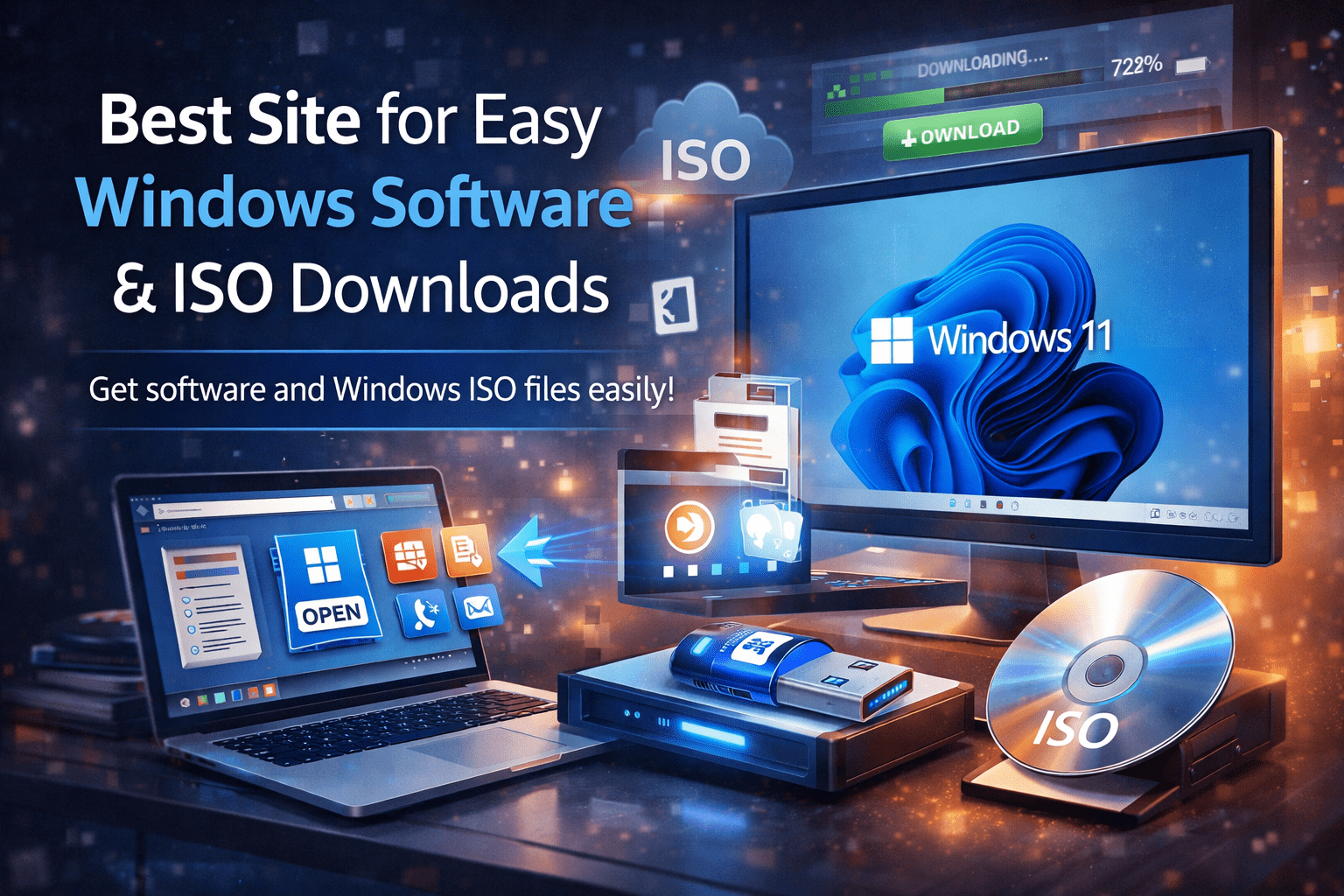 أفضل موقع تحميل برامج ويندوز ونسخ ISO بسهولة