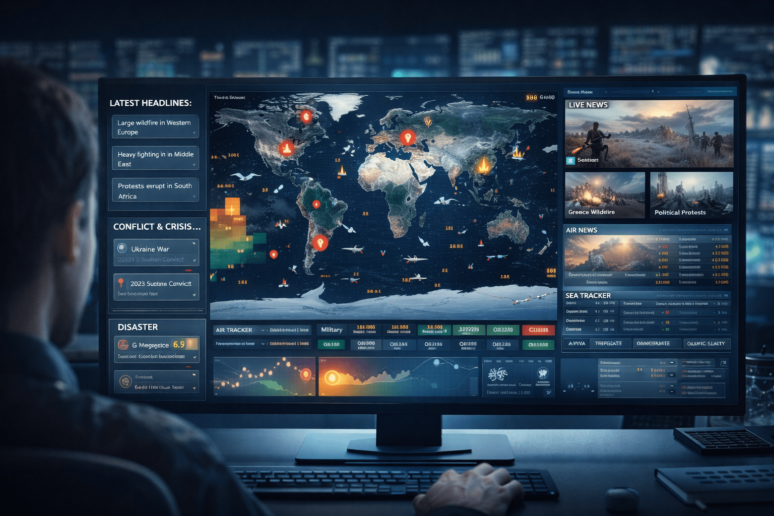 موقع يحول جهازك إلى غرفة عمليات عالمية