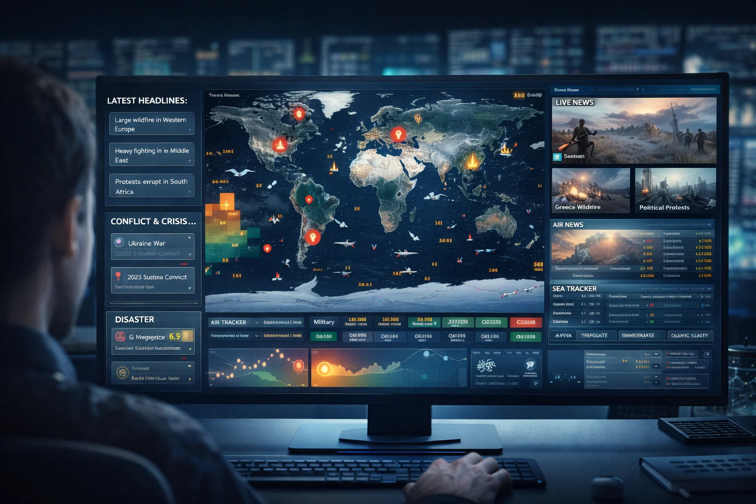 موقع يحول جهازك إلى غرفة عمليات عالمية