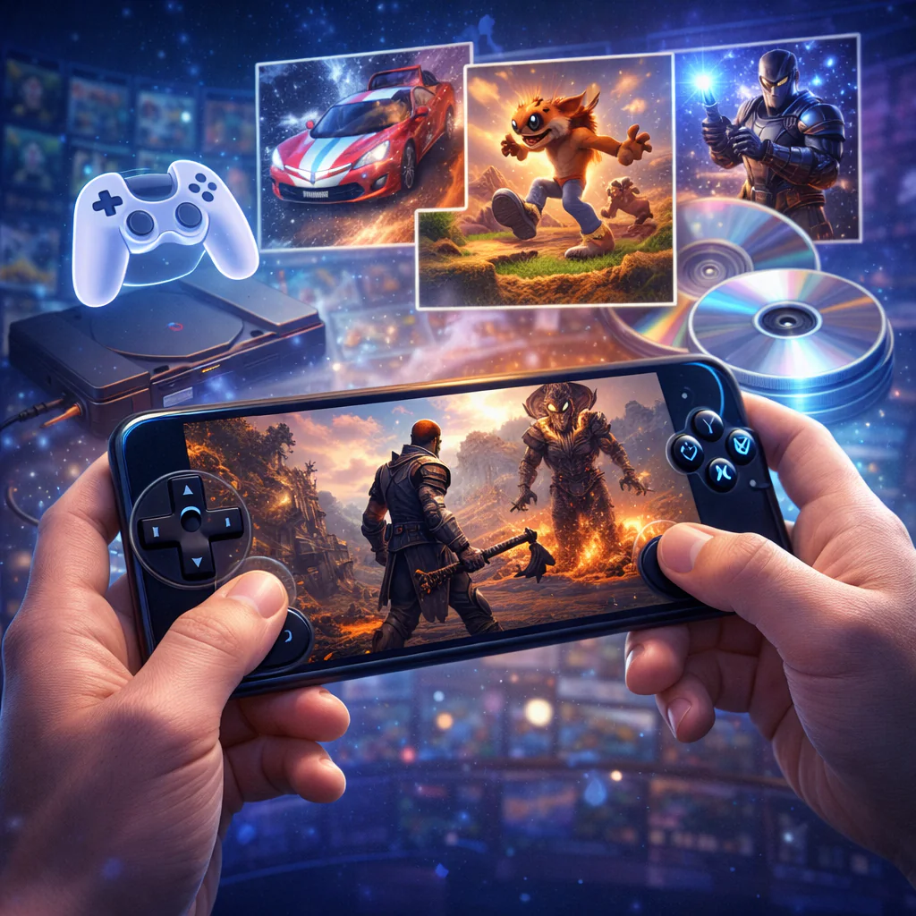 لعب ألعاب البلايستيشن على الهاتف بدون جهاز